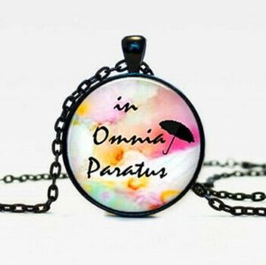 "in Omnia Paratus" Gilmore Girls Necklace